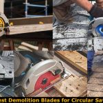 Demolish and tear down wood board structure with demolition blade.