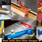 Different types and brands of miter gauges that can be used on table saw.