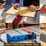 Cutting 45 degree using miter sled.